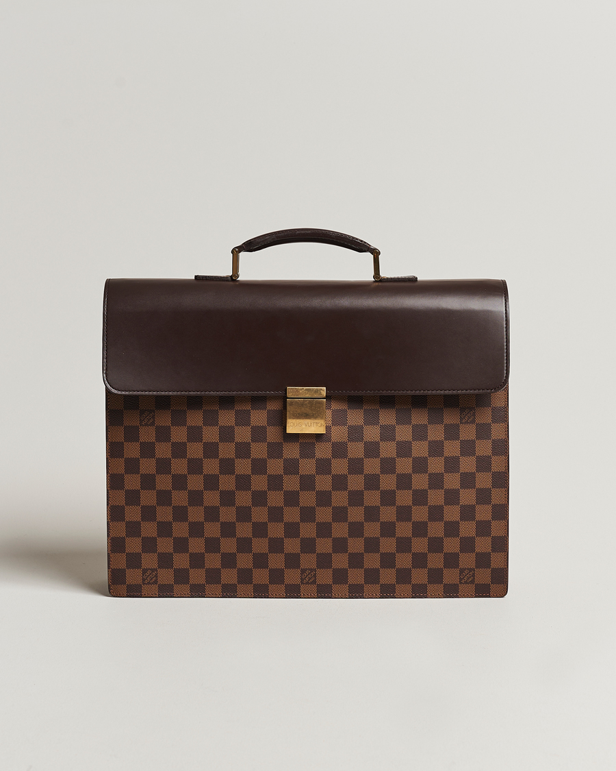 Louis Vuitton Pre-Owned Altona Briefcase Damier Ebene at