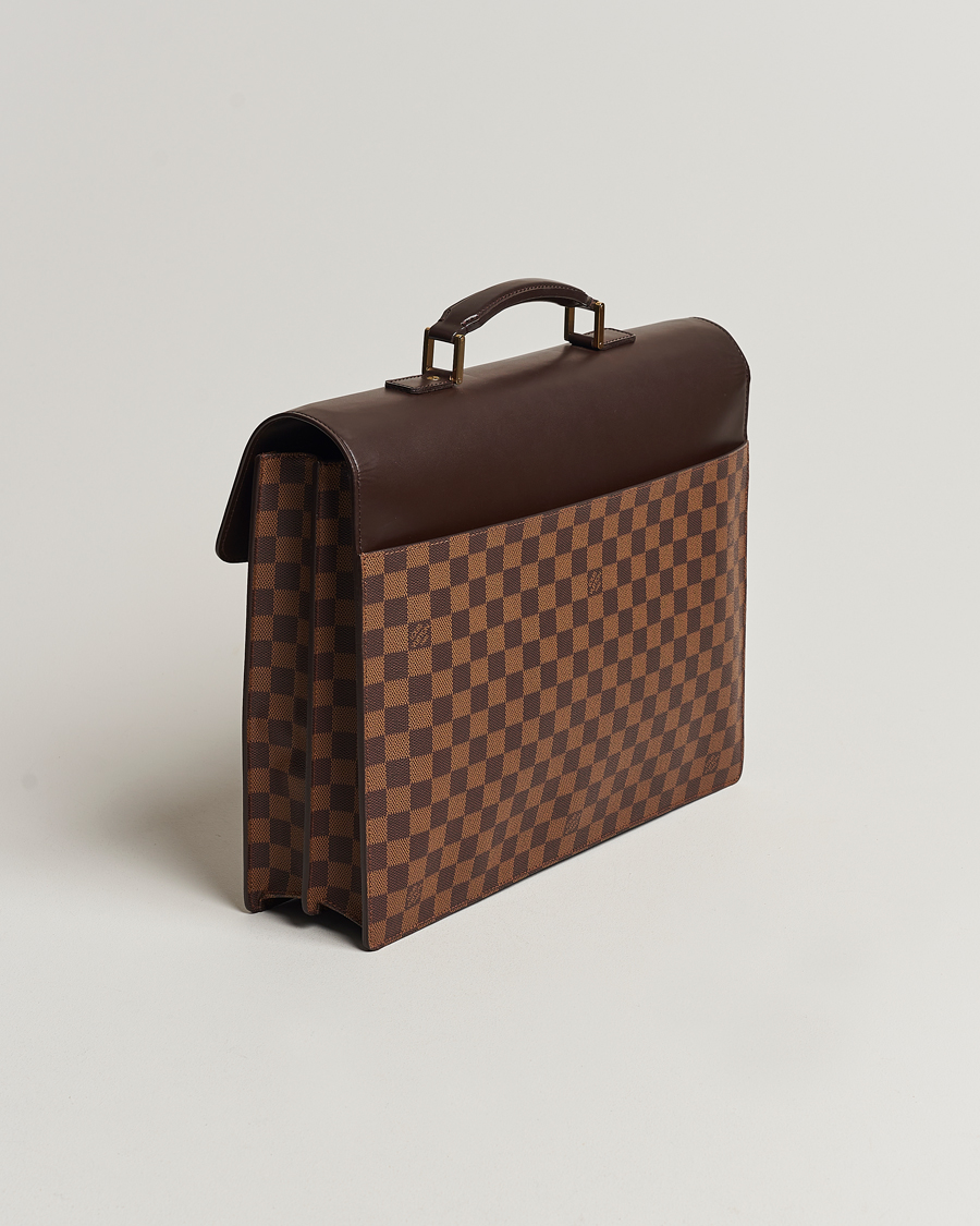 Men |  | Louis Vuitton Pre-Owned | Altona Briefcase Damier Ebene 