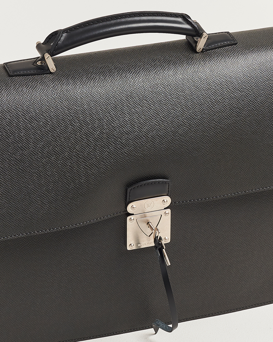 Men | Louis Vuitton Pre-Owned Robusto Breifcase Black | Louis Vuitton Pre-Owned | Robusto Breifcase Black
