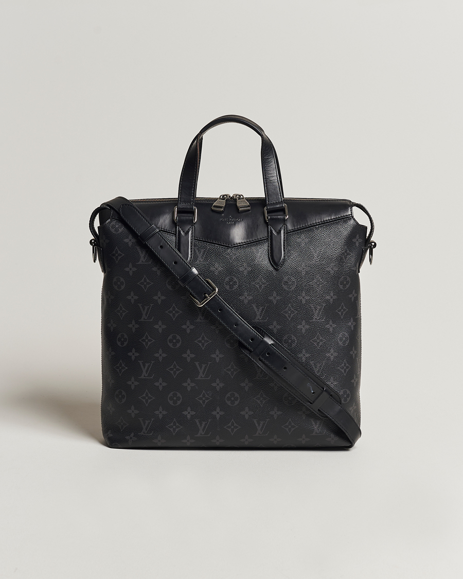 Men | Louis Vuitton Pre-Owned Explorer Tote Bag Monogram Eclipse  | Louis Vuitton Pre-Owned | Explorer Tote Bag Monogram Eclipse 