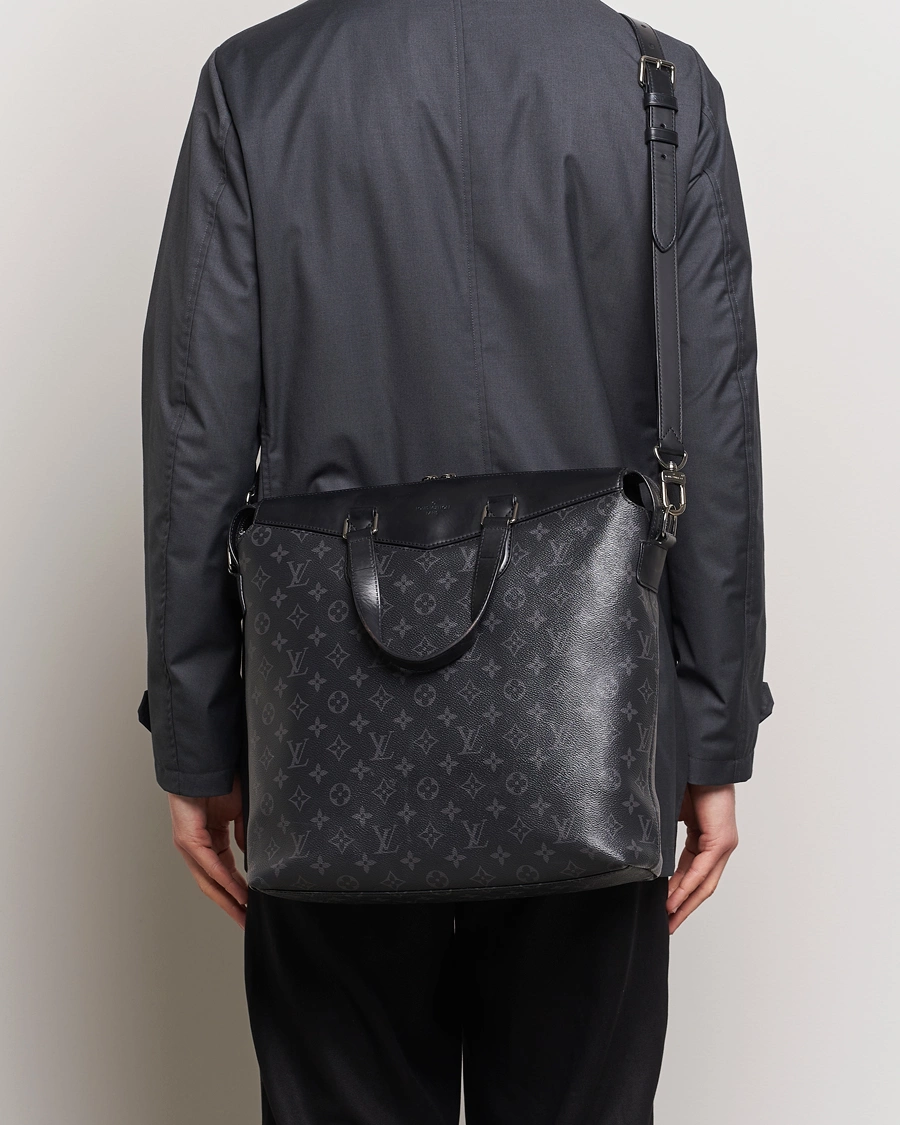 Men | Louis Vuitton Pre-Owned Explorer Tote Bag Monogram Eclipse  | Louis Vuitton Pre-Owned | Explorer Tote Bag Monogram Eclipse 