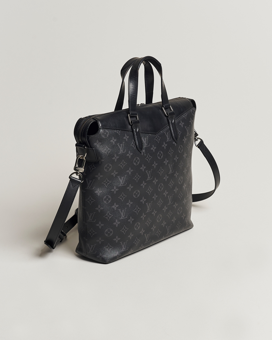 Men | Louis Vuitton Pre-Owned Explorer Tote Bag Monogram Eclipse  | Louis Vuitton Pre-Owned | Explorer Tote Bag Monogram Eclipse 