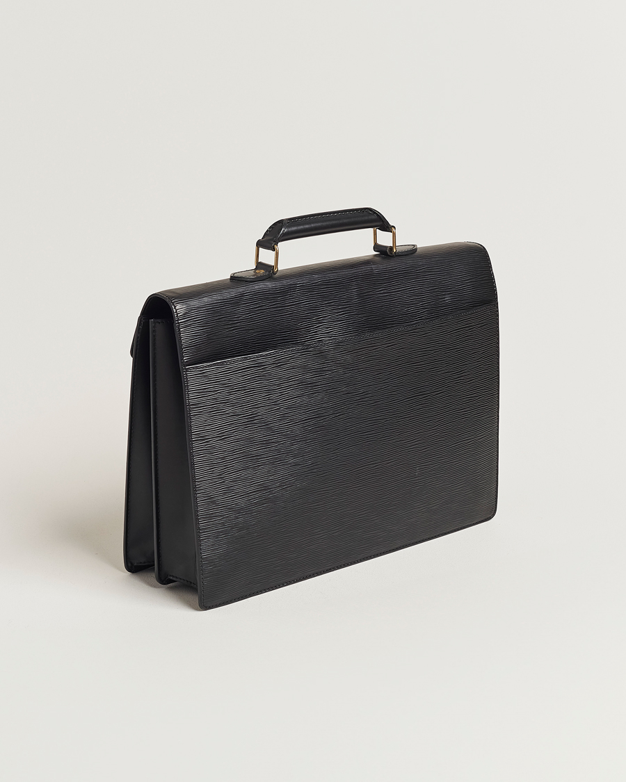 Men | Louis Vuitton Pre-Owned Serviette Conseiller EPI Leather Briefcase  | Louis Vuitton Pre-Owned | Serviette Conseiller EPI Leather Briefcase 