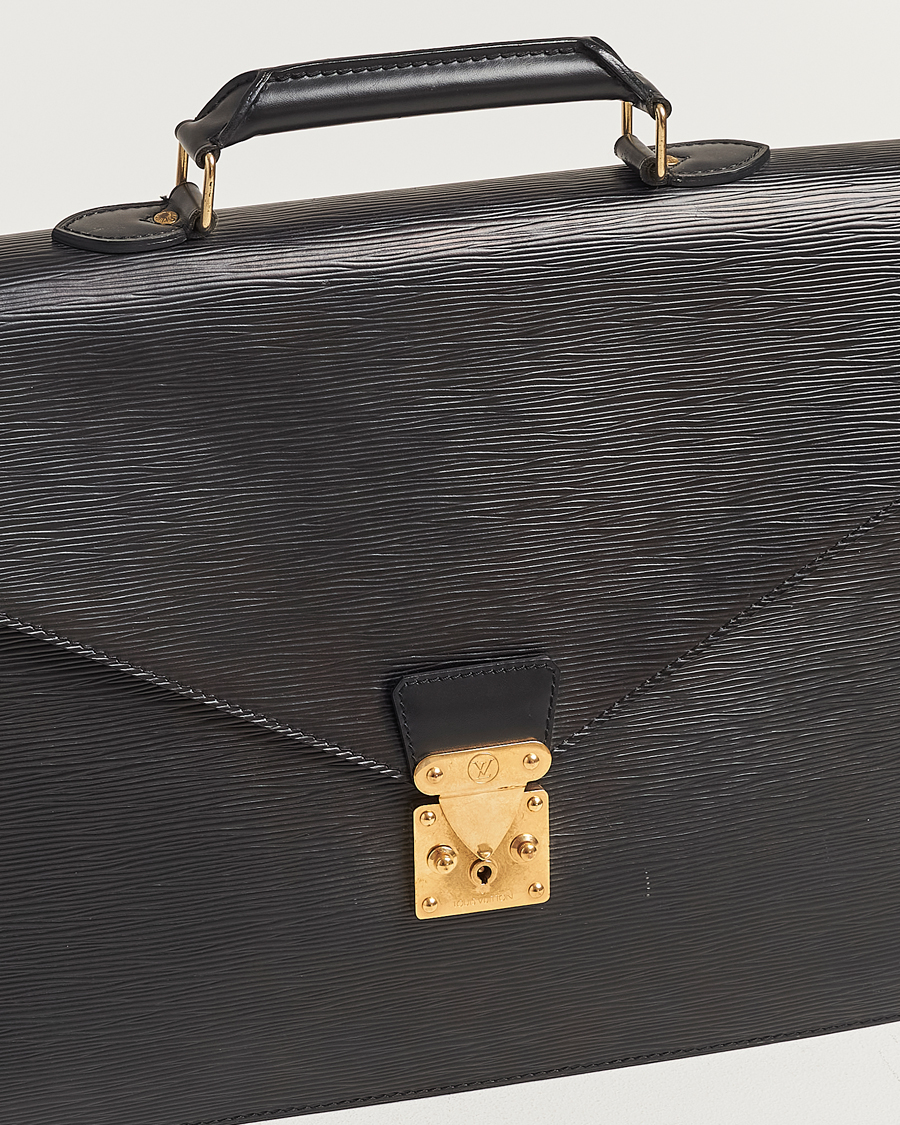 Men | Louis Vuitton Pre-Owned Serviette Conseiller EPI Leather Briefcase  | Louis Vuitton Pre-Owned | Serviette Conseiller EPI Leather Briefcase 