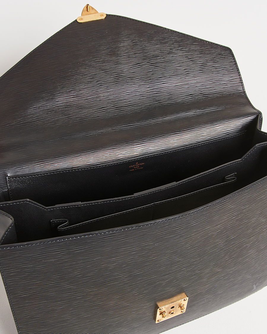 美✨Louis Vuitton Épi serviette ビジネスバッグ 黒