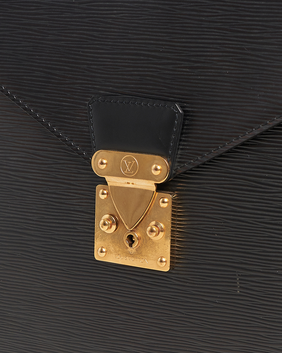 Men | Louis Vuitton Pre-Owned Serviette Conseiller EPI Leather Briefcase  | Louis Vuitton Pre-Owned | Serviette Conseiller EPI Leather Briefcase 