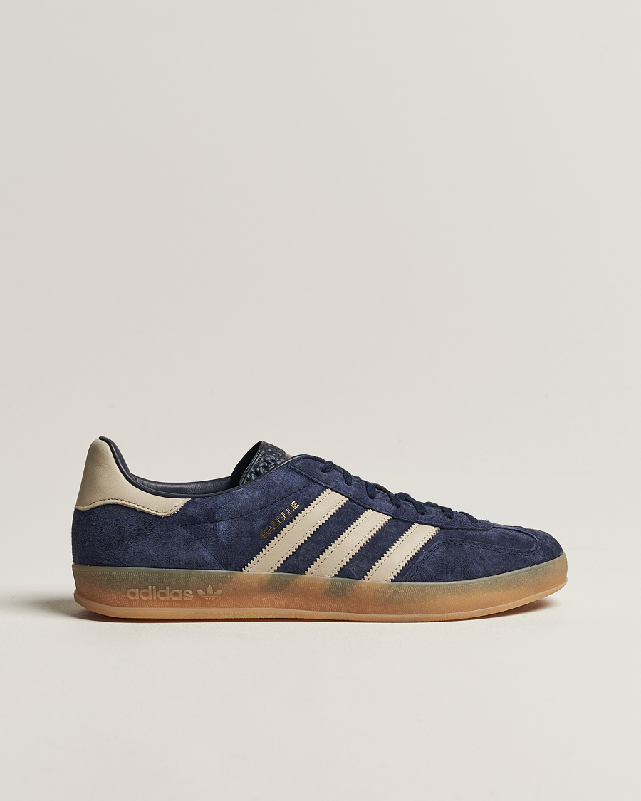 adidas Originals Gazelle Indoor Sneaker Blue/Beige at CareOfCarl.com adidas Originals Gazelle Indoor Sneaker Blue/Beige at CareOfCarl.com