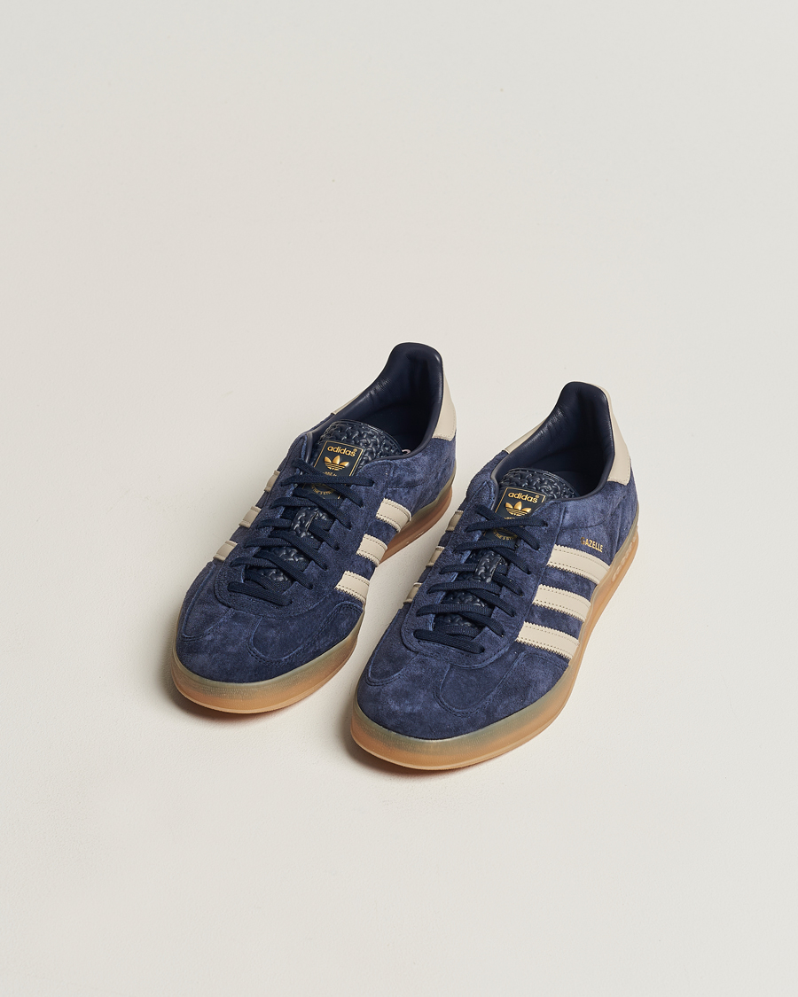 Men | Shoes | adidas Originals | Gazelle Indoor Sneaker Blue/Beige