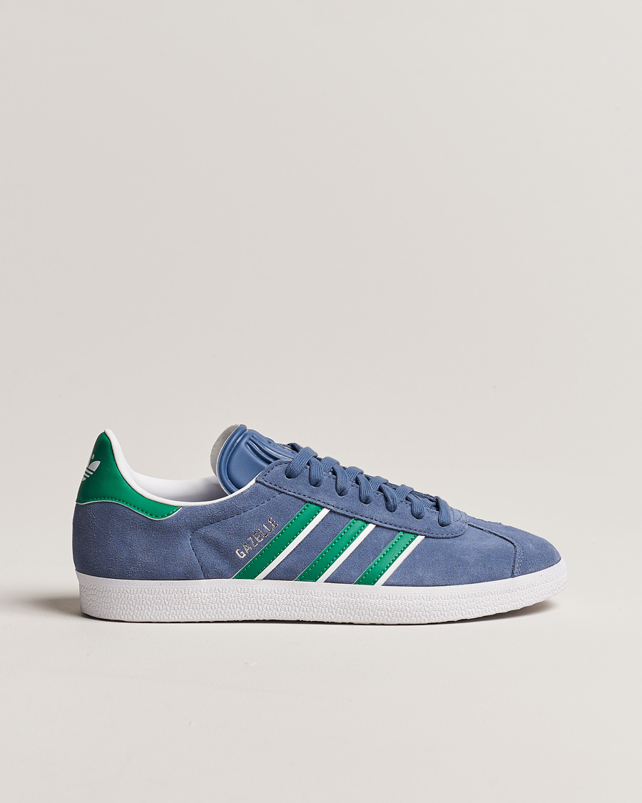 adidas Originals Gazelle Sneaker Blue/Green at CareOfCarl.com adidas Originals Gazelle Sneaker Blue/Green at CareOfCarl.com