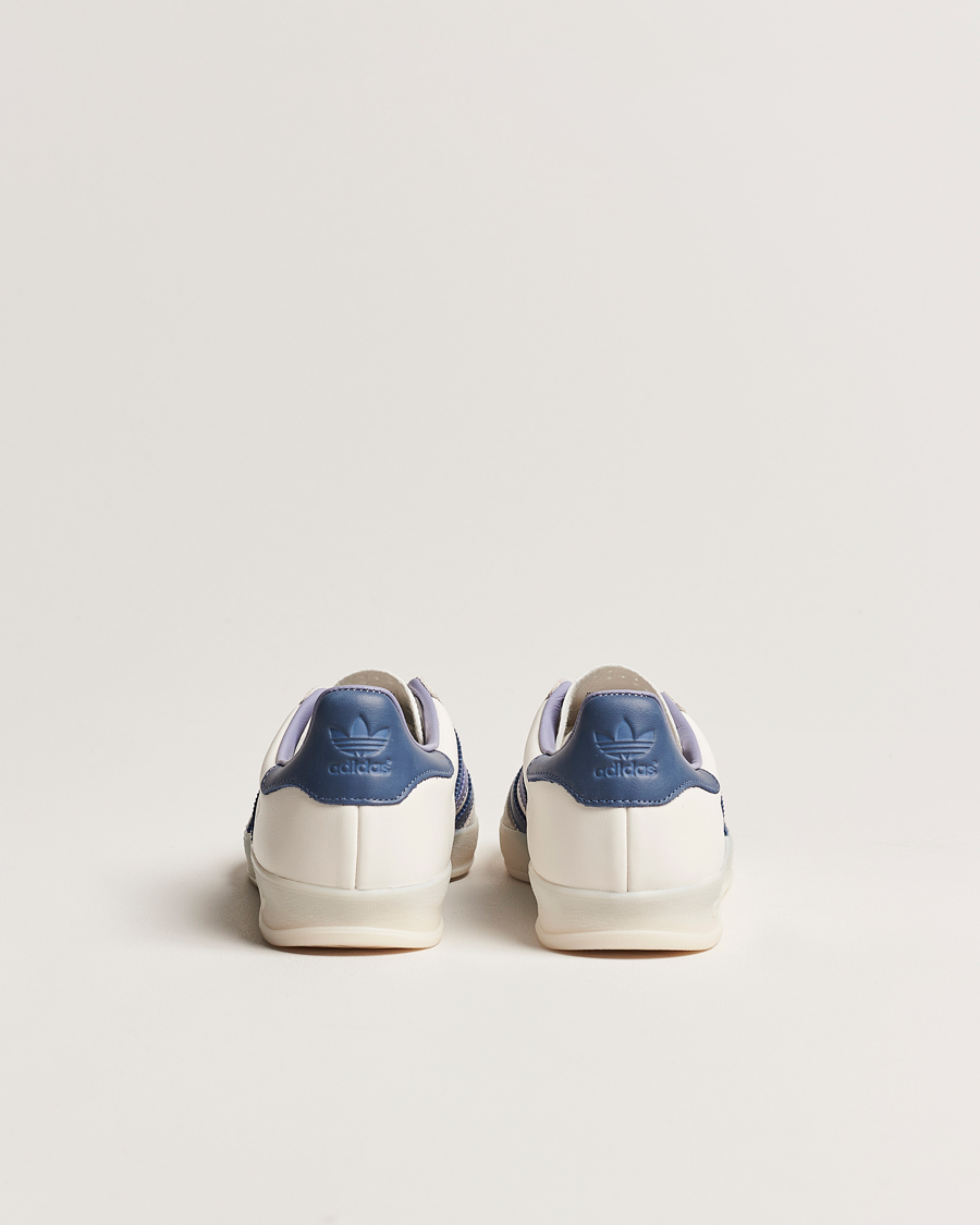 adidas Originals Gazelle Indoor Sneaker White/Blue at CareOfCarl.com adidas Originals Gazelle Indoor Sneaker White/Blue at CareOfCarl.com