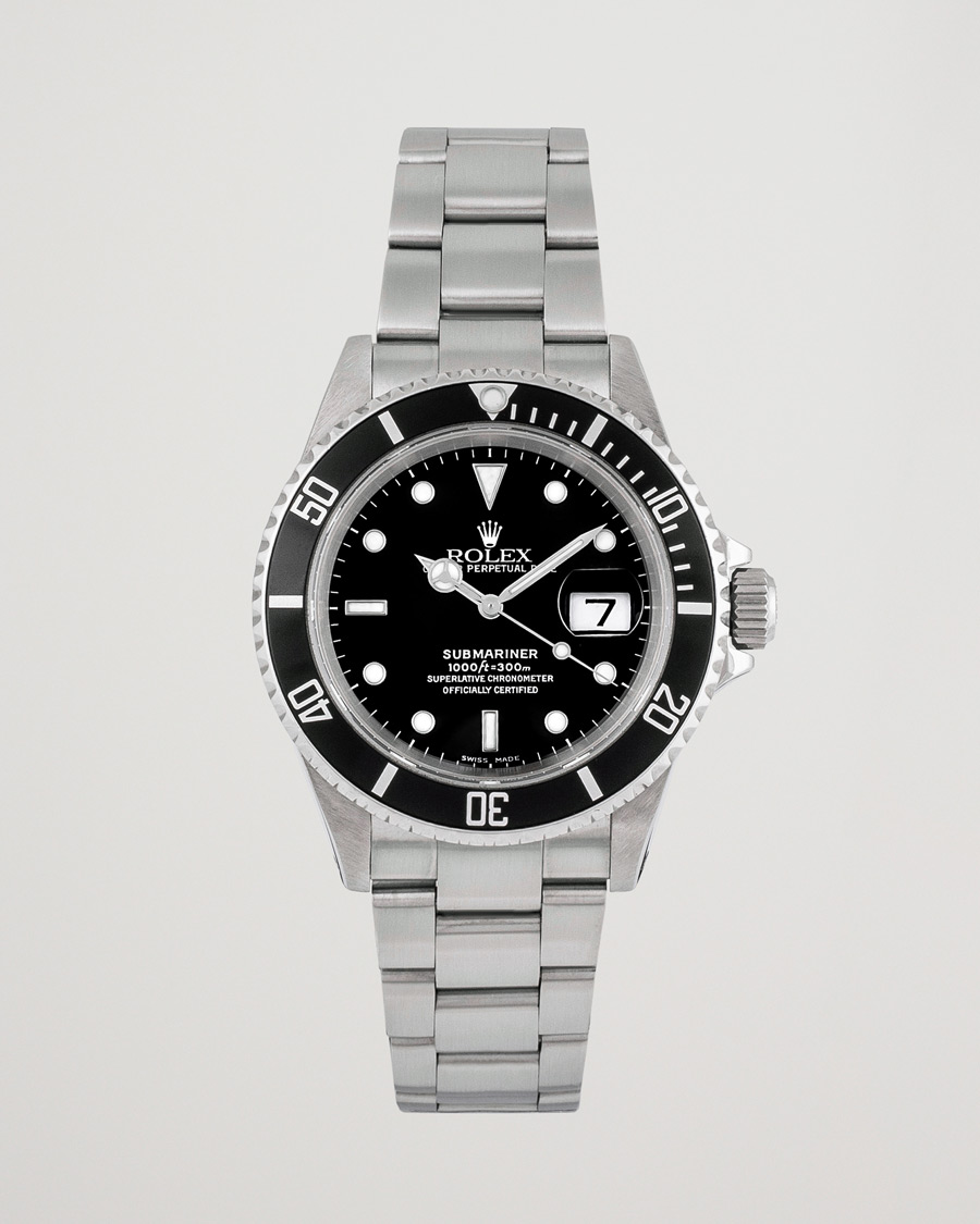 Men | Rolex Pre-Owned Submariner 16610 Oyster Perpetual Silver | Rolex Pre-Owned | Submariner 16610 Oyster Perpetual Silver