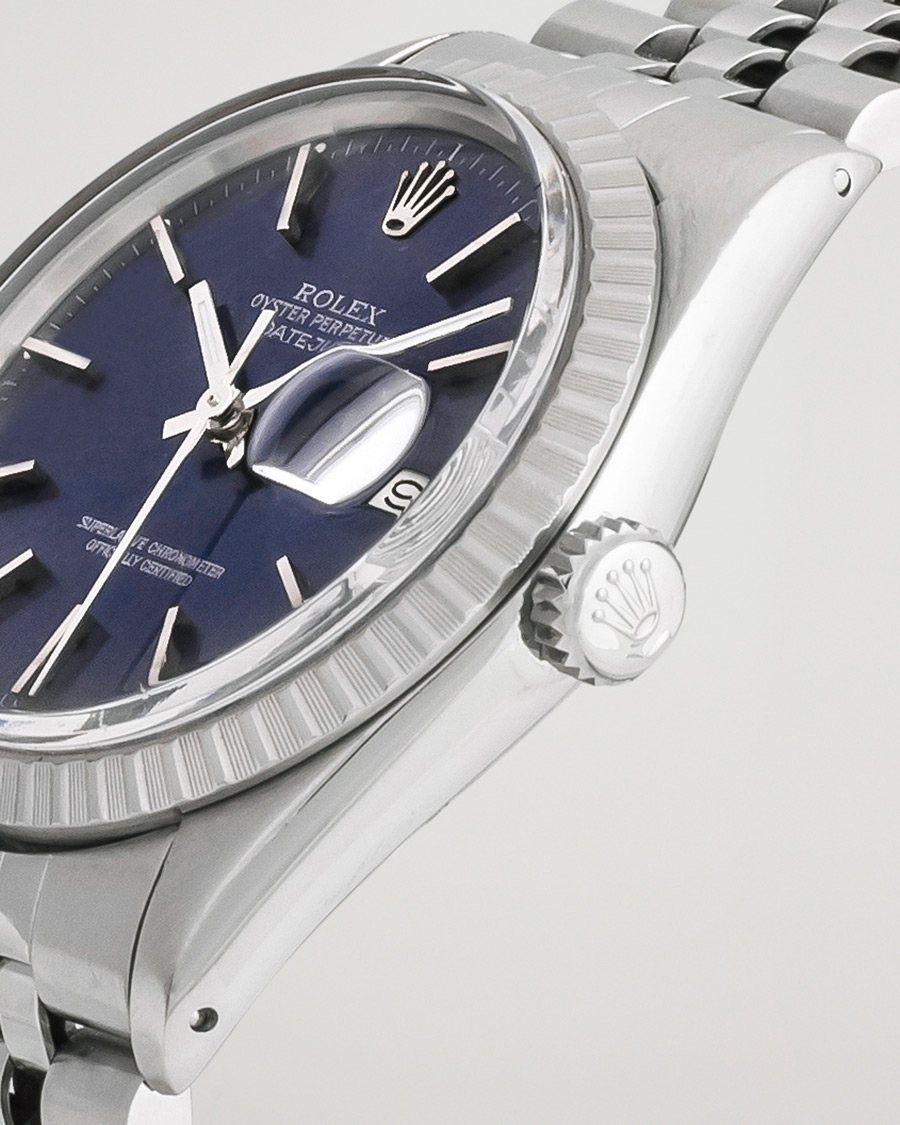 Men | Rolex Pre-Owned Datejust 16030 Oyster Perpetual Blue Silver | Rolex Pre-Owned | Datejust 16030 Oyster Perpetual Blue Silver