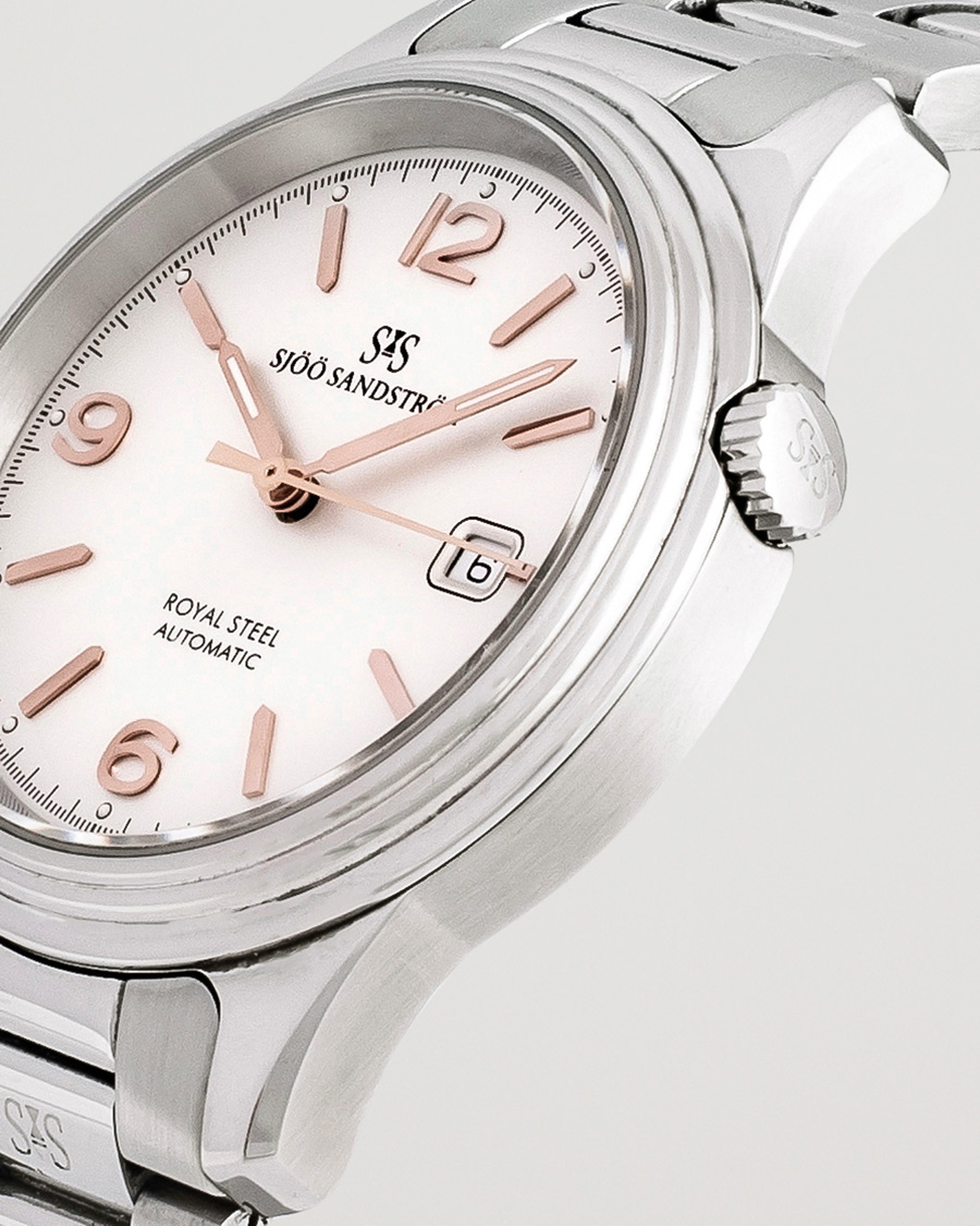 Men | Sjöö Sandström Pre-Owned Royal Steel Classic 41mm Silver | Sjöö Sandström Pre-Owned | Royal Steel Classic 41mm Silver