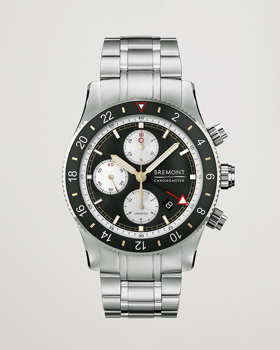 Men | Bremont Pre-Owned Supermarine Chronograph 43mm Black Dial Silver | Bremont Pre-Owned | Supermarine Chronograph 43mm Black Dial Silver