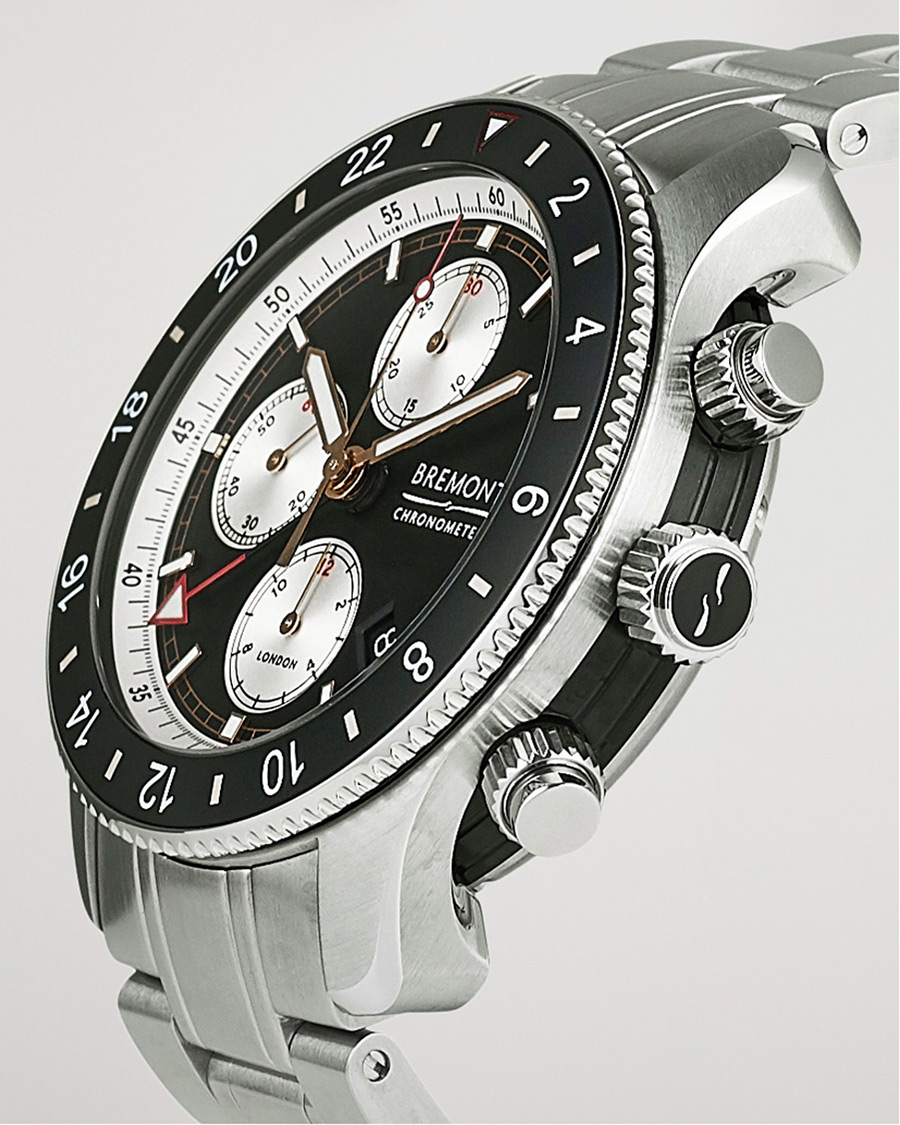 Men | Bremont Pre-Owned Supermarine Chronograph 43mm Black Dial Silver | Bremont Pre-Owned | Supermarine Chronograph 43mm Black Dial Silver
