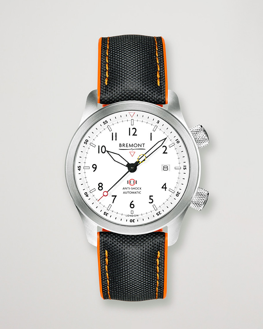 Men | Bremont Pre-Owned MBII Pilot Watch 43mm White Dial Silver | Bremont Pre-Owned | MBII Pilot Watch 43mm White Dial Silver