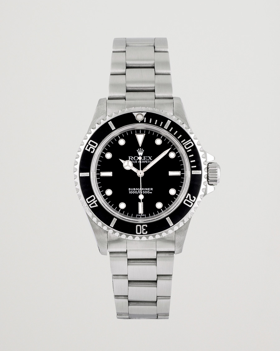 Men | Rolex Pre-Owned Submariner 14060 Oyster Perpetual Silver | Rolex Pre-Owned | Submariner 14060 Oyster Perpetual Silver