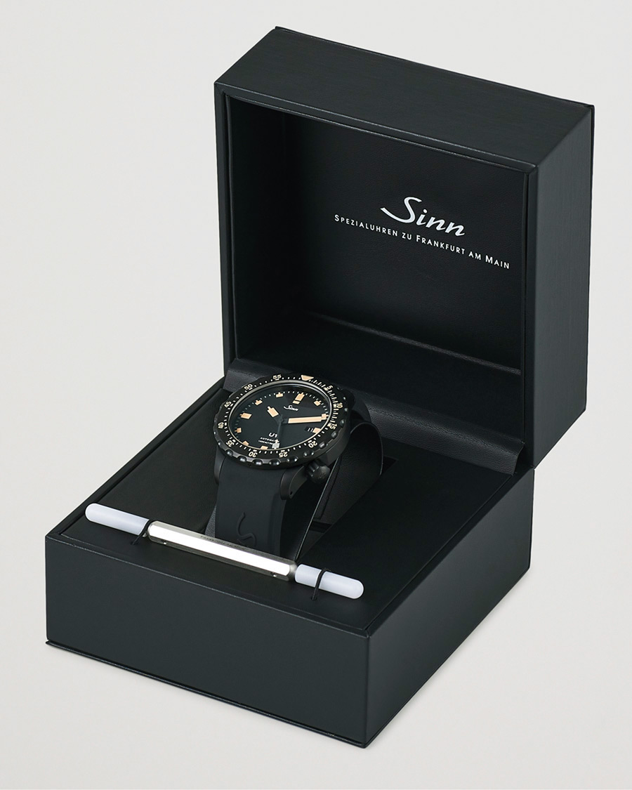 Men | Sinn Pre-Owned U1 Black Hard Coating Diving Watch Silver | Sinn Pre-Owned | U1 Black Hard Coating Diving Watch Silver