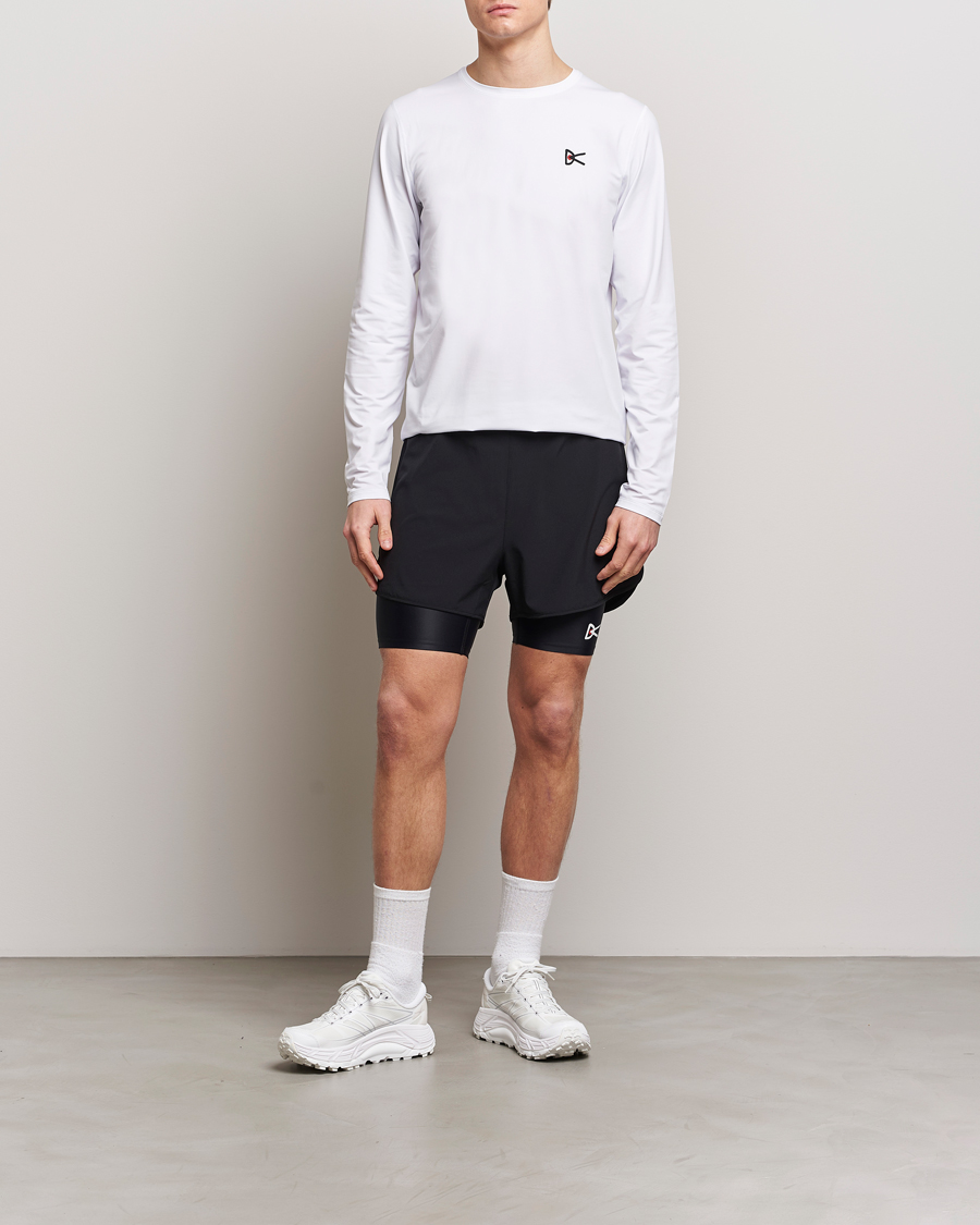 Men | Shorts | District Vision | Layered Trail Shorts Black