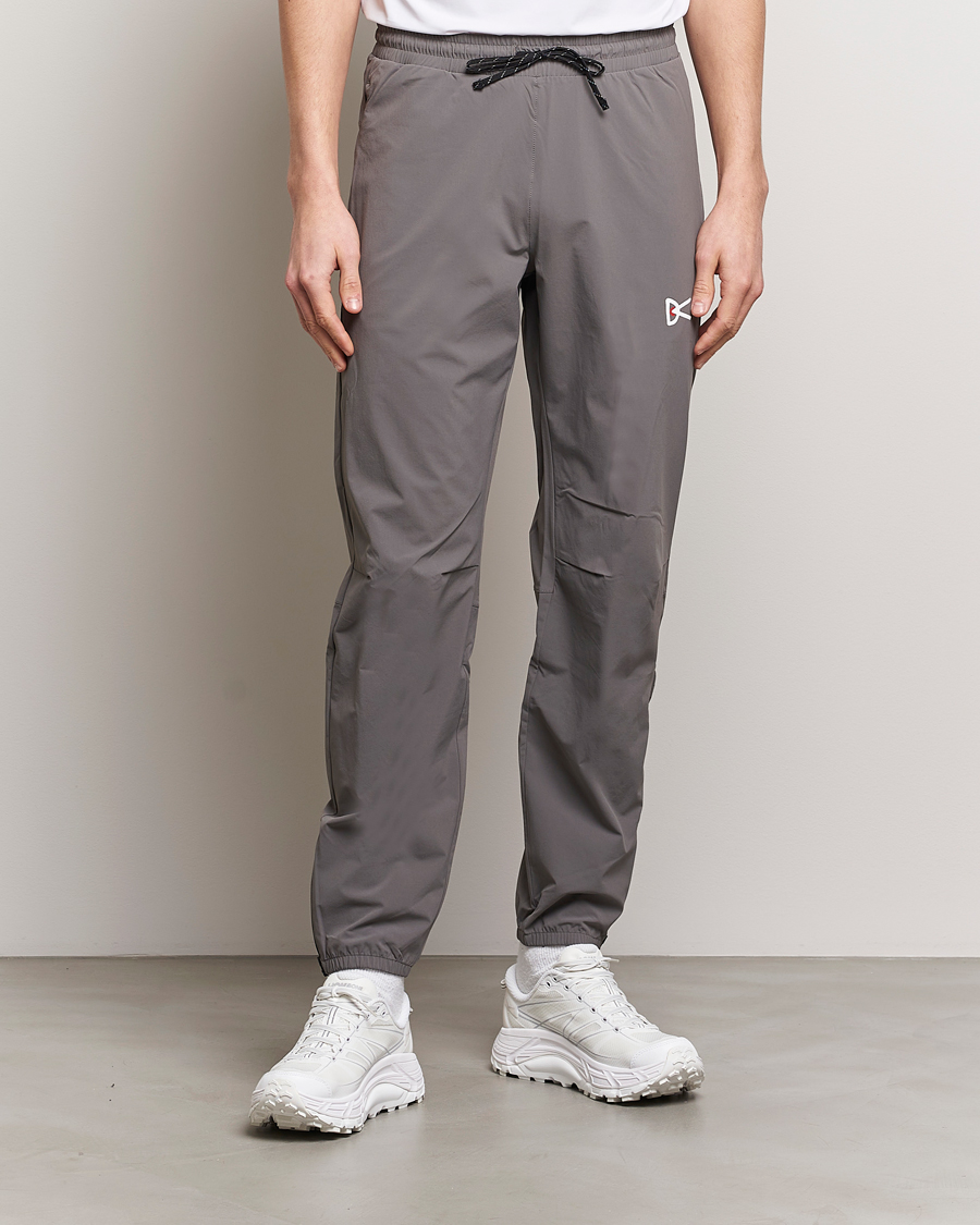 Men | Trousers | District Vision | Lightweight DWR Track Pants Charcoal
