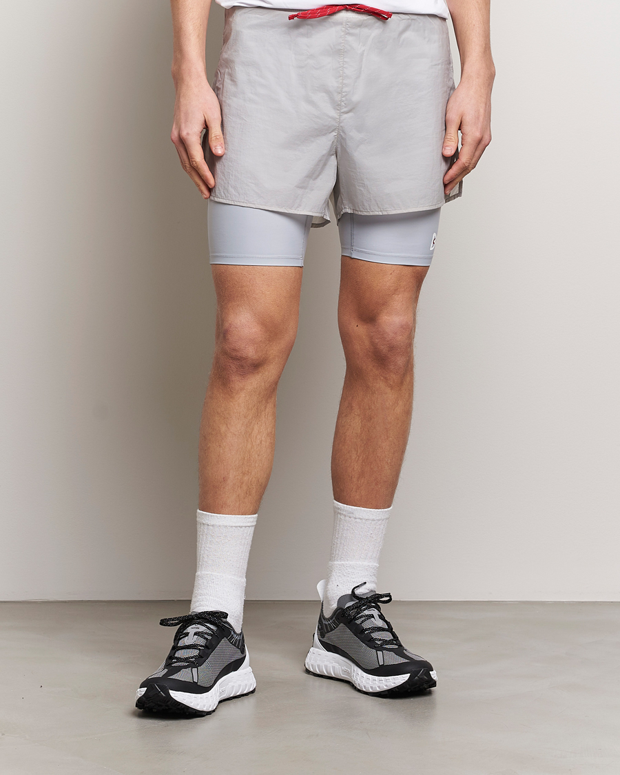 Men | Functional shorts | District Vision | Ripstop Layered Trail Shorts Moonbeam