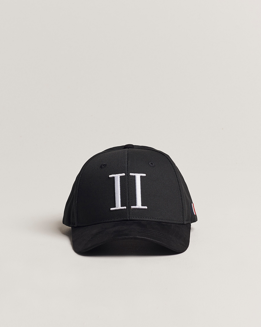 Men | Hats & Caps | LES DEUX | Baseball Cap Suede II Black/White