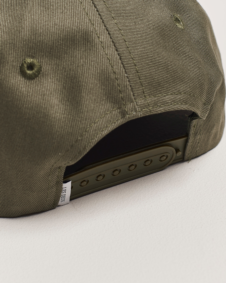 Men | Les Deux Encore Organic Cotton Baseball Cap II Dark Green | LES DEUX | Encore Organic Cotton Baseball Cap II Dark Green