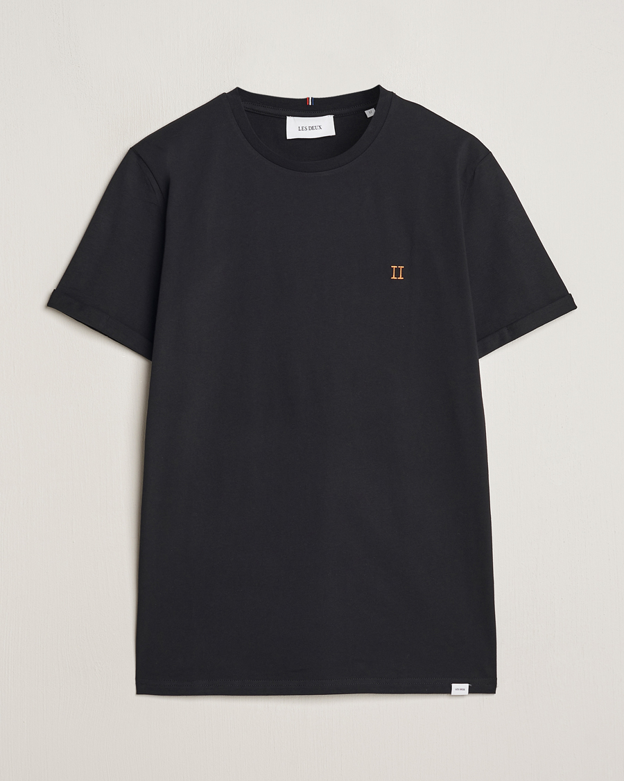 Men | T-Shirts | LES DEUX | Nørregaard Cotton T-Shirt Black