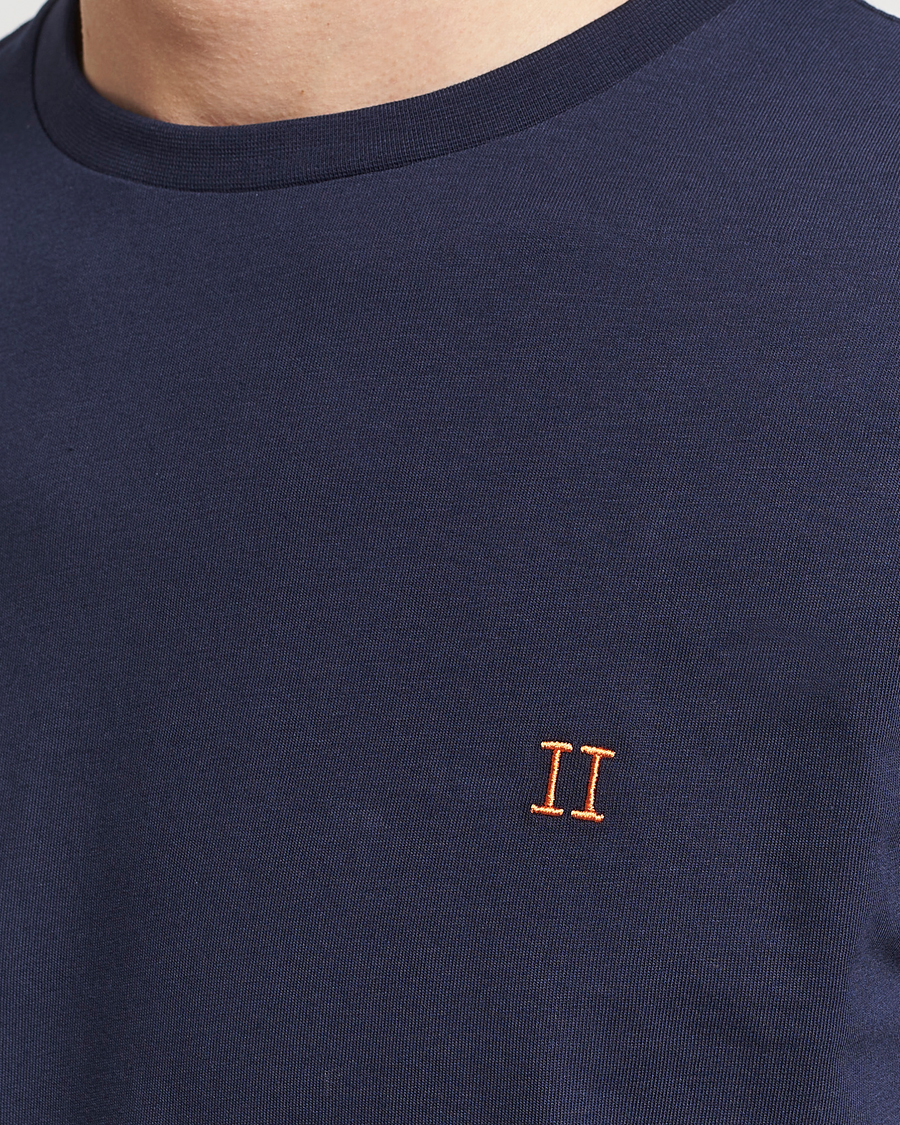 Men | T-Shirts | LES DEUX | Nørregaard Cotton T-Shirt Navy