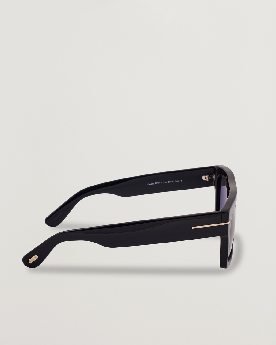 Men | Sunglasses | Tom Ford | Fausto FT0711 Sunglasses Black/Smoke