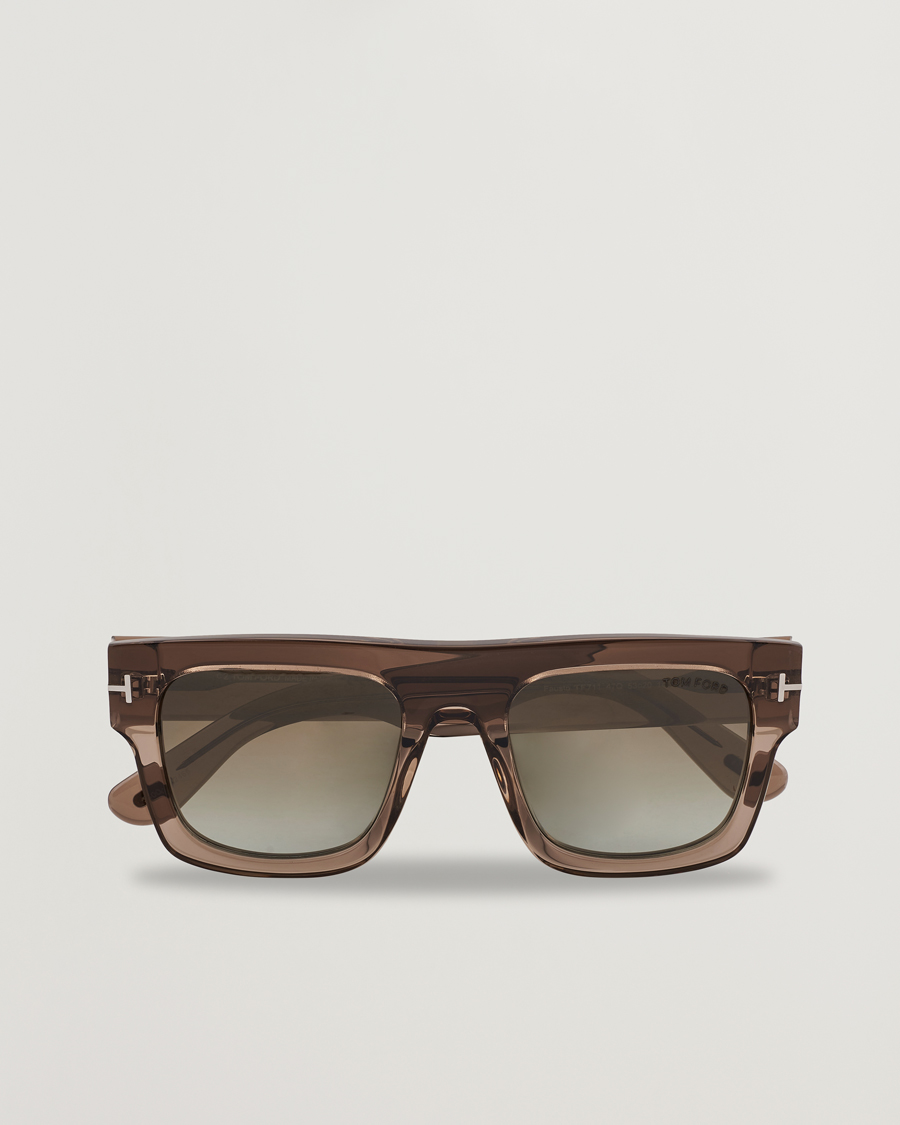 Men | Sunglasses | Tom Ford | Fausto FT0711 Sunglasses Brown/Green