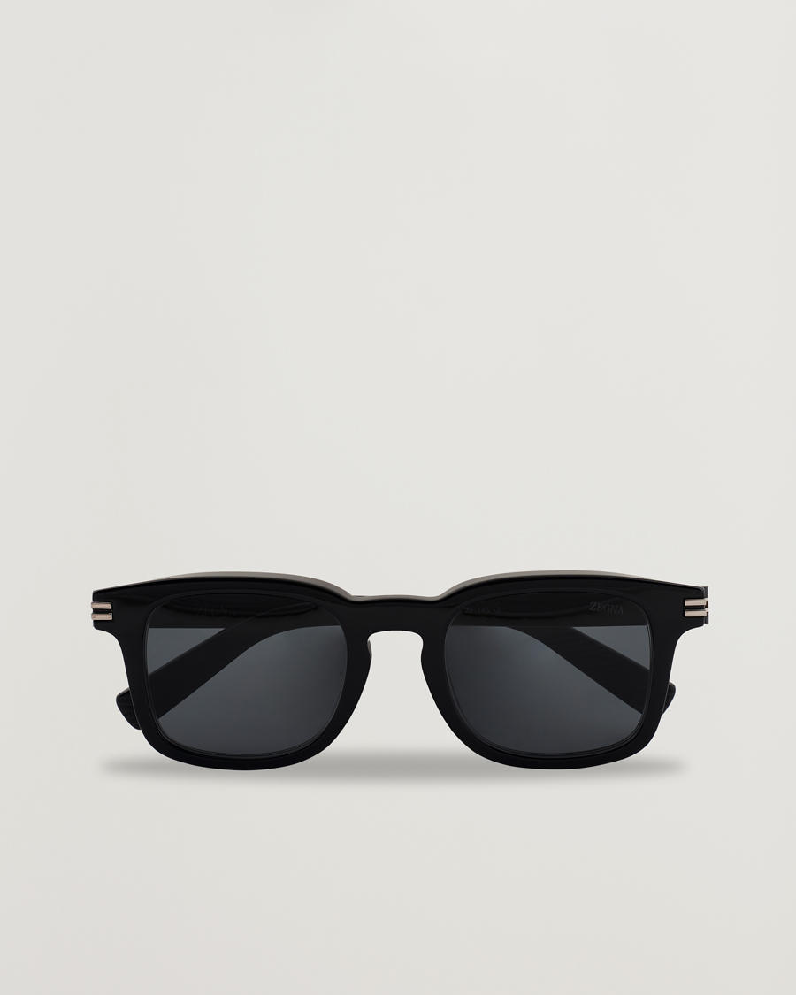 Men | Sunglasses | Zegna | EZ0230 Sunglasses Black/Smoke