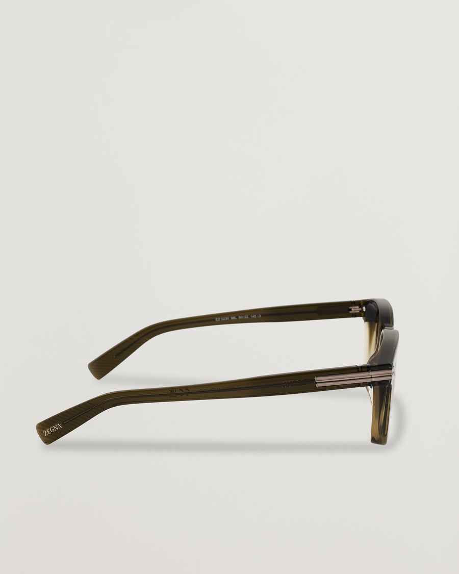 Men | Sunglasses | Zegna | EZ0230 Sunglasses Dark Green/Roviex