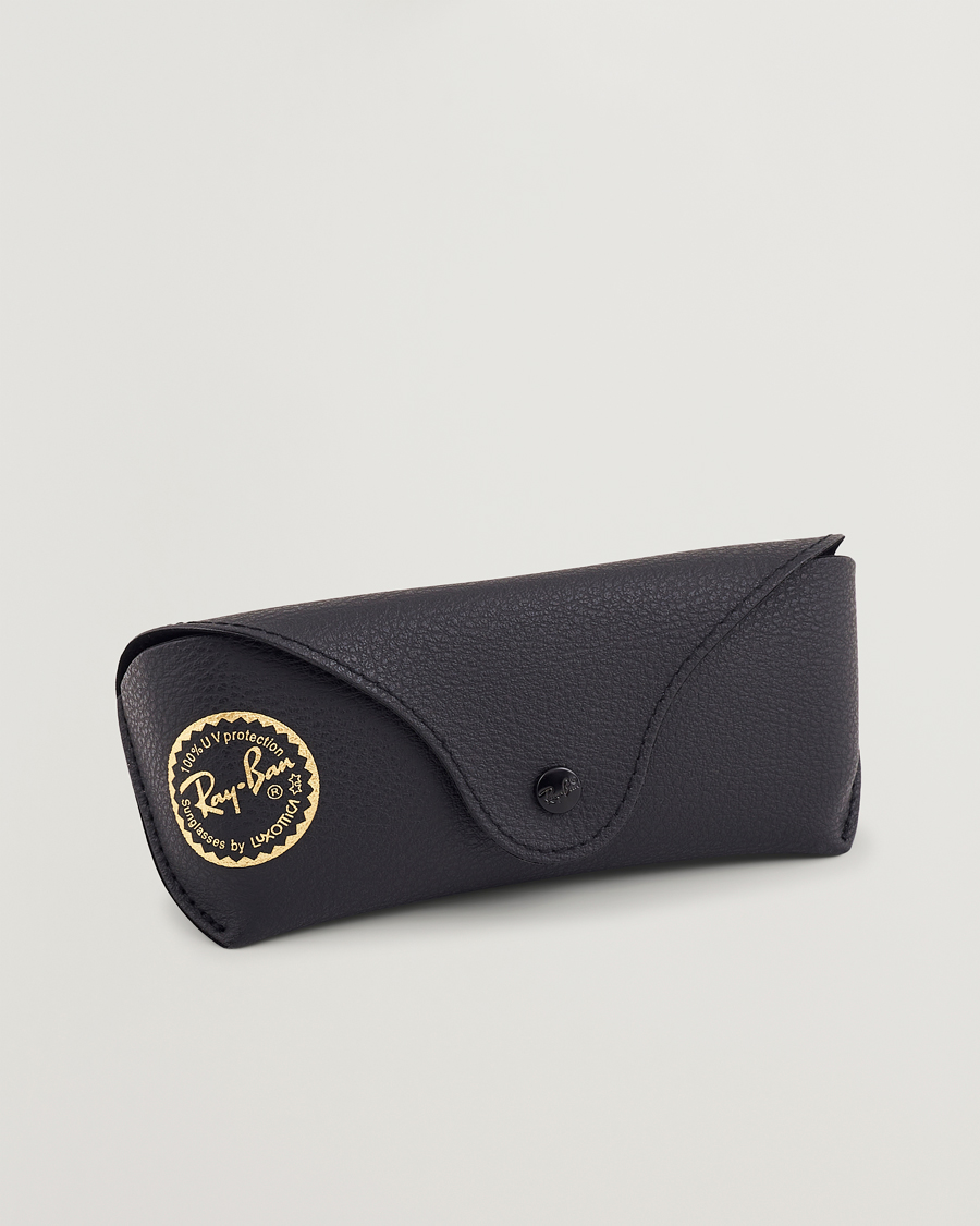 Men | Sunglasses | Ray-Ban | Clubmaster Sunglasses Ebony/Crystal Green