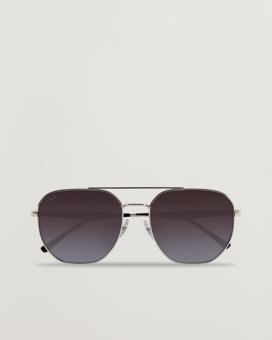Men | Sunglasses | Ray-Ban | Round Metal Sunglasses Silver