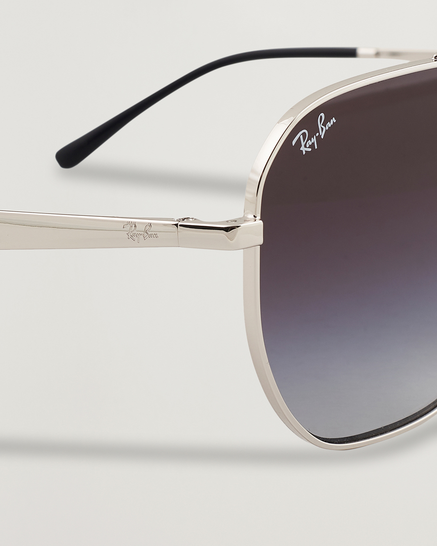 Men | Sunglasses | Ray-Ban | Round Metal Sunglasses Silver