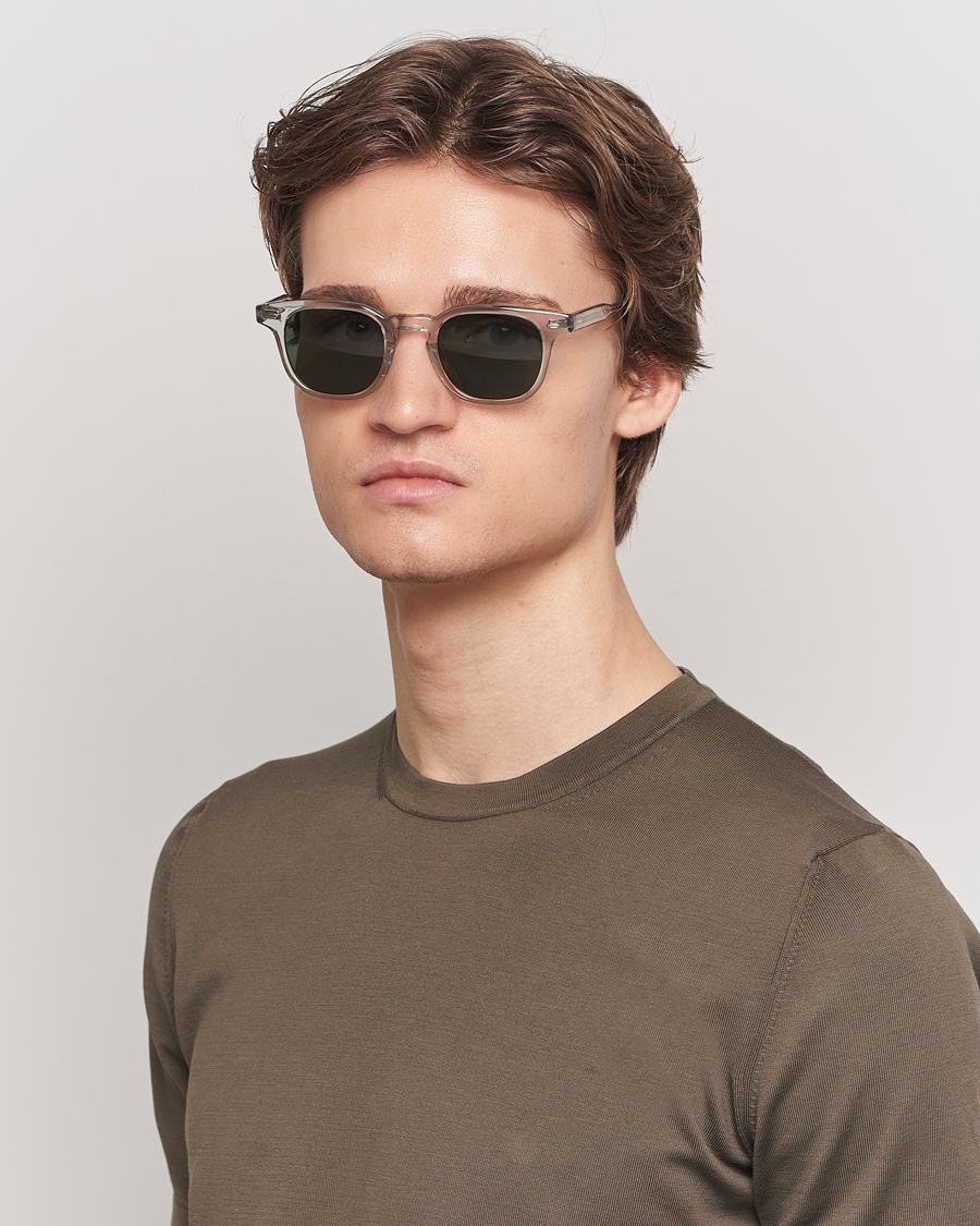 Men | Sunglasses | Garrett Leight | Sherwood 47 Sunglasses Transparent