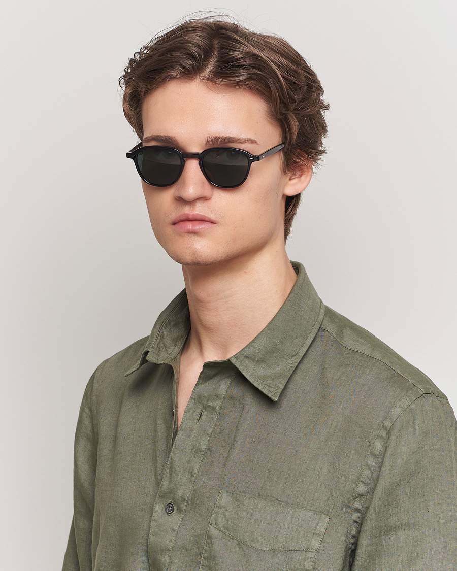Men | Sunglasses | Garrett Leight | Gilbert 46 Sunglasses Black