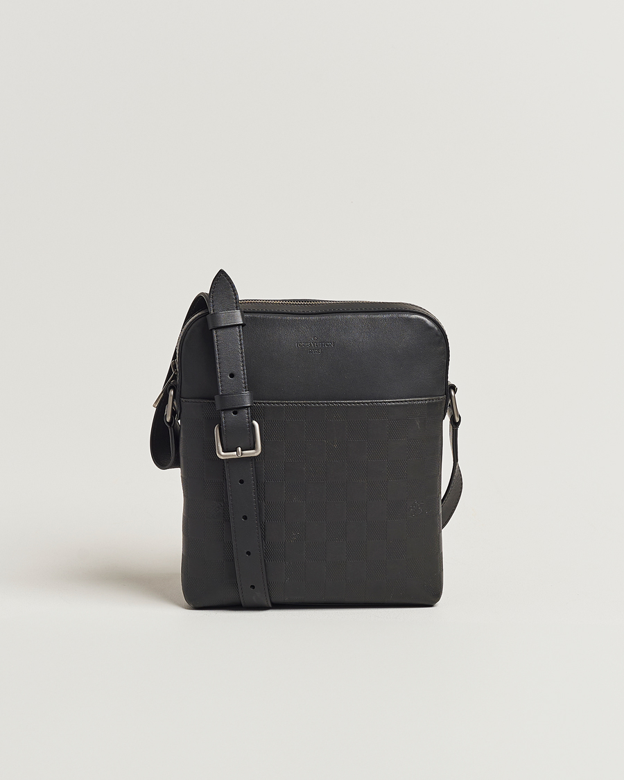 Men | Louis Vuitton Pre-Owned Damier Infini Pochette District Shoulder Bag | Louis Vuitton Pre-Owned | Damier Infini Pochette District Shoulder Bag