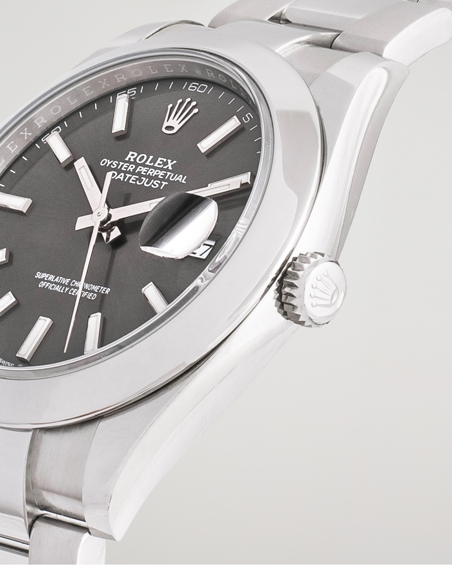Men | Rolex Pre-Owned Datejust 41 126300 Silver | Rolex Pre-Owned | Datejust 41 126300 Silver