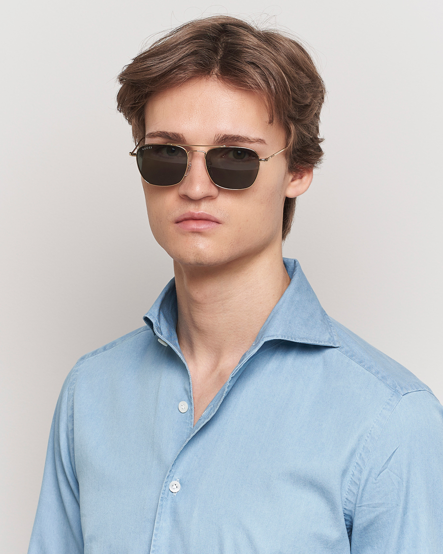 Men | Accessories | Gucci | GG1183S Sunglasses Gold