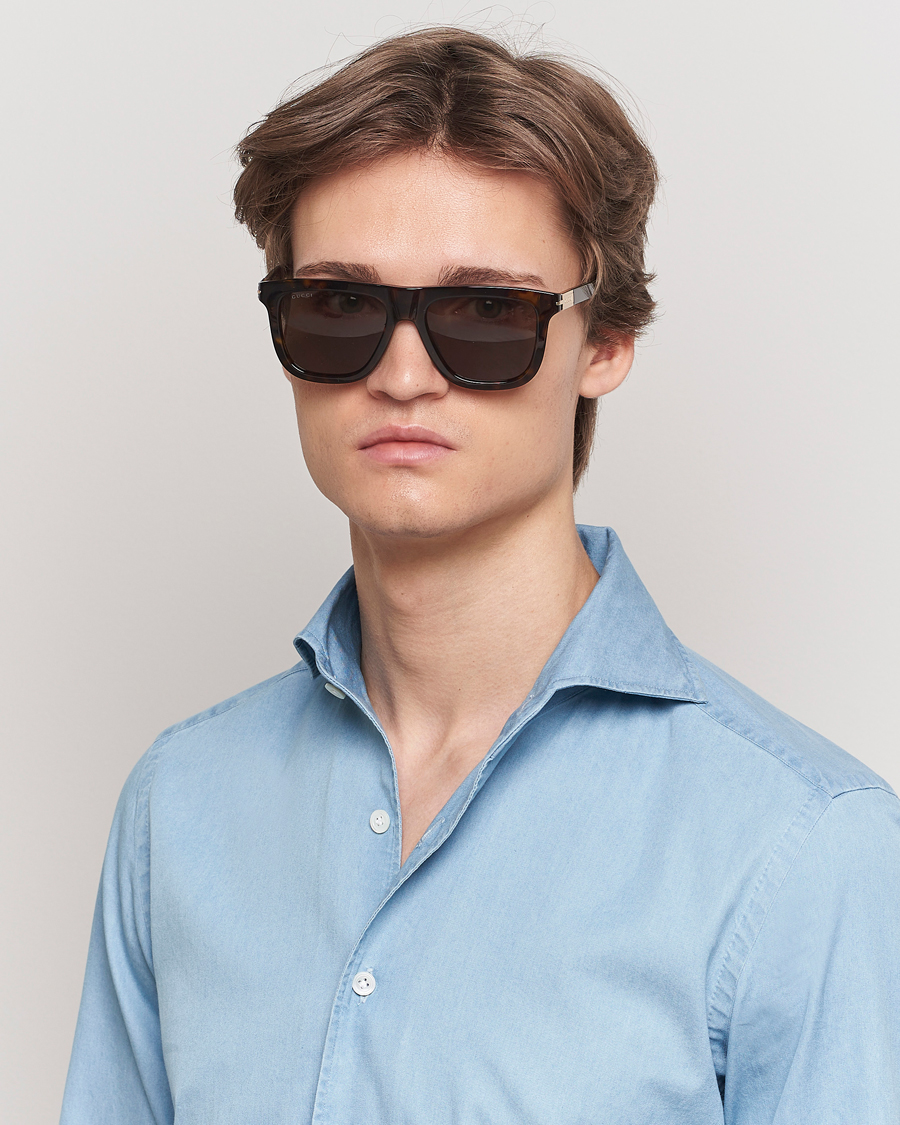 Men | Accessories | Gucci | GG1502S Sunglasses Havana