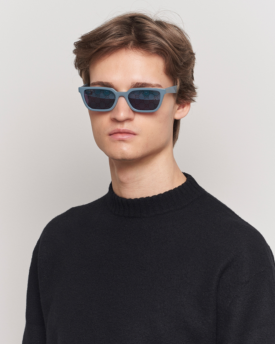 Herr | Solglasögon | Gucci | GG1539S Sunglasses Light Blue