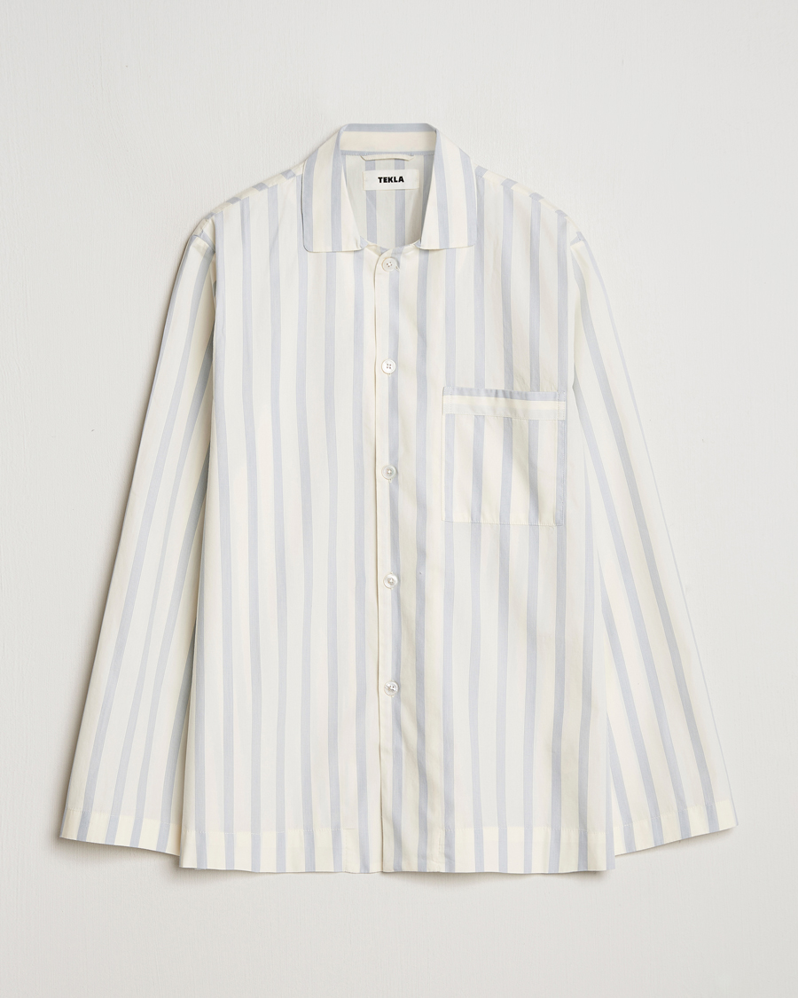 Men | Pyjamas & Robes | Tekla | Poplin Pyjama Shirt Needle Stripes