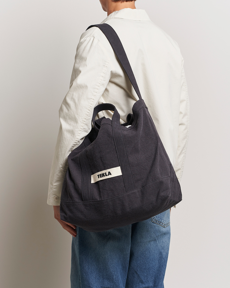 Men | Tekla Beach Bag Black | Tekla | Beach Bag Black