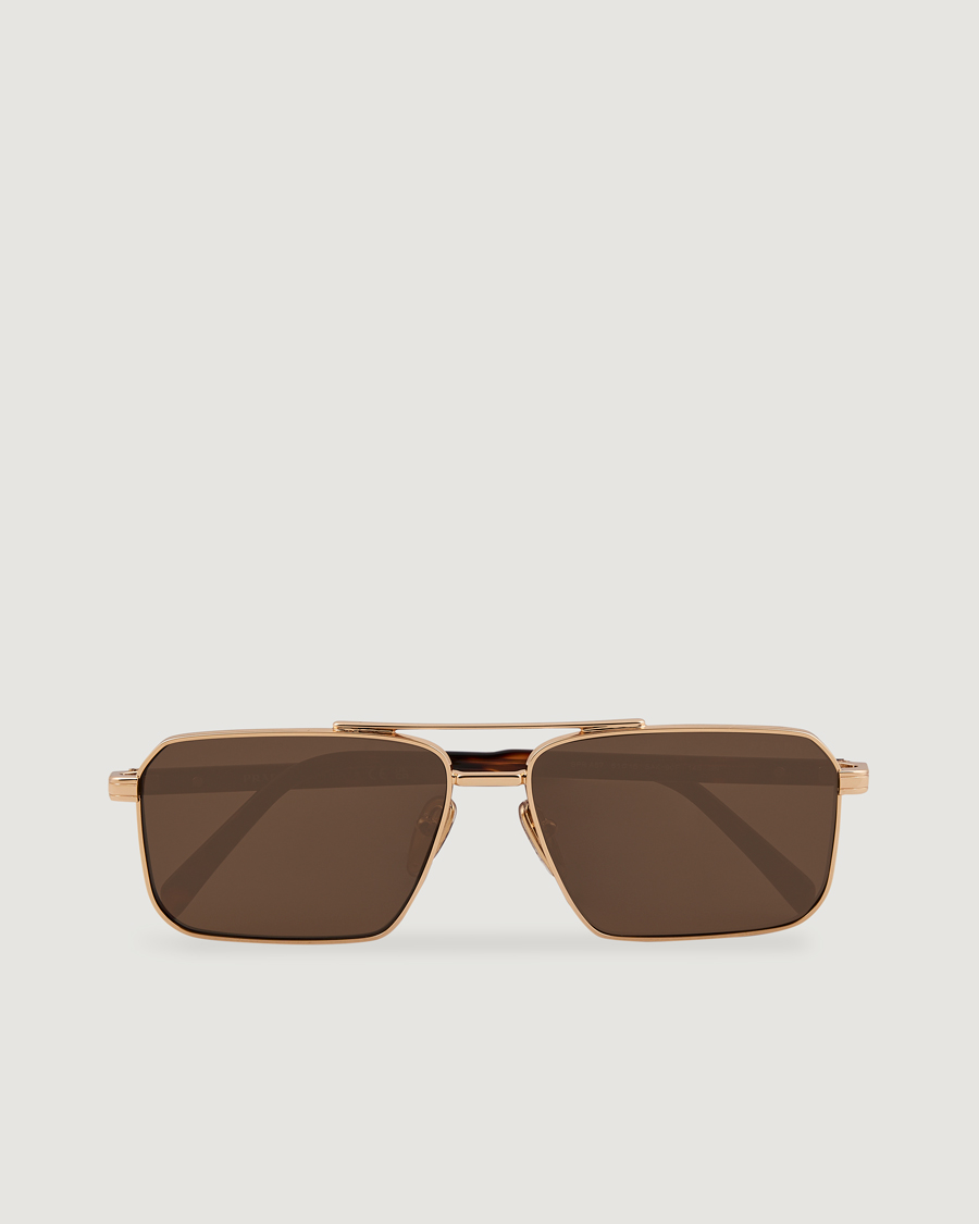 Men | Sunglasses | Prada Eyewear | Prada 0PR A57S Metal Sunglasses Gold