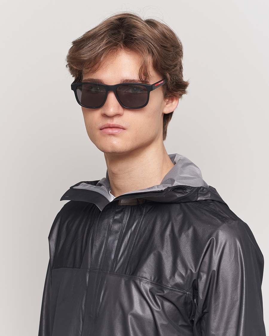 Men | Prada | Prada Linea Rossa | 0PS 06YS Polarized Sunglasses Black