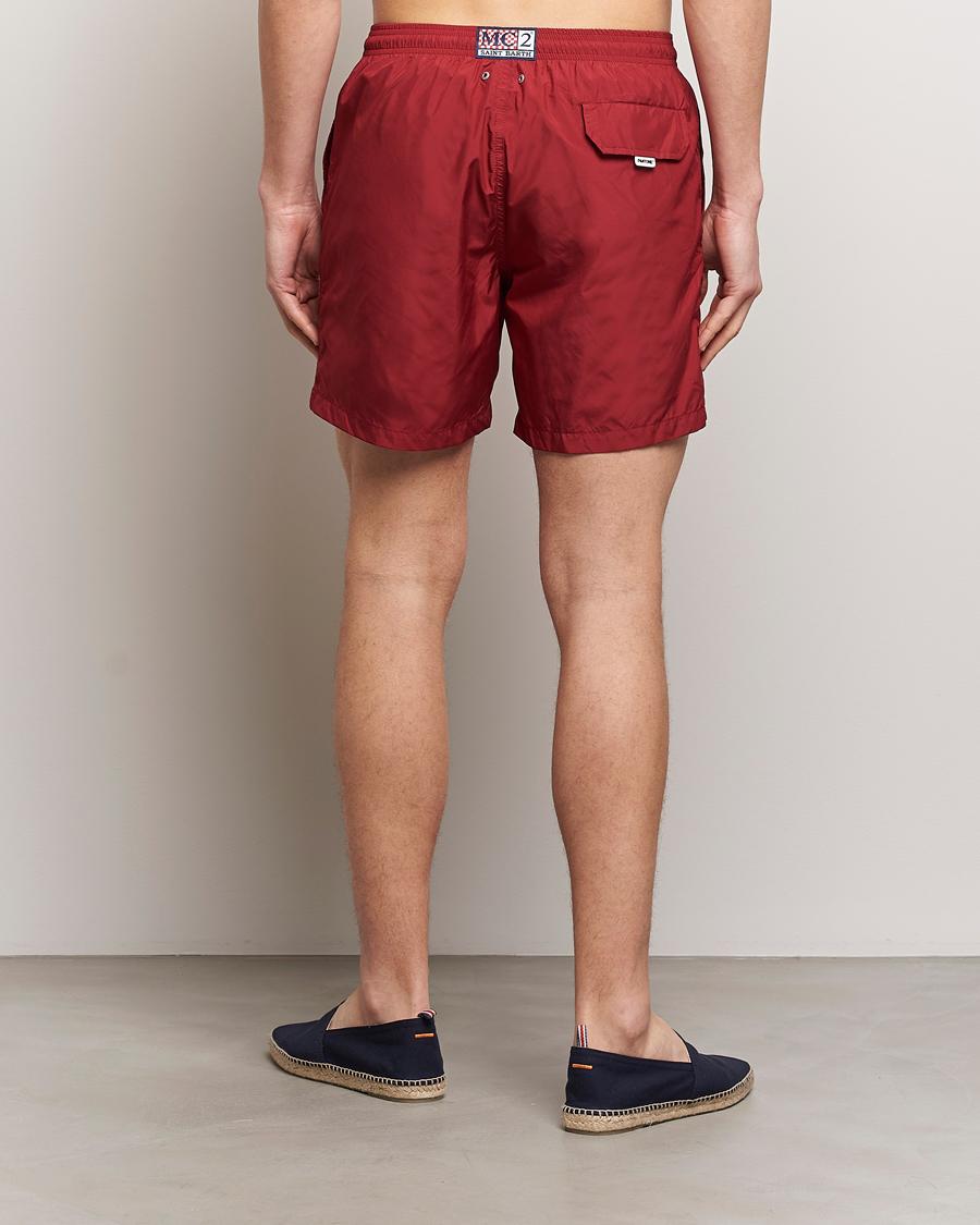 Men | Swimwear | MC2 Saint Barth | Pantone Swim Shorts 45 Bordeaux