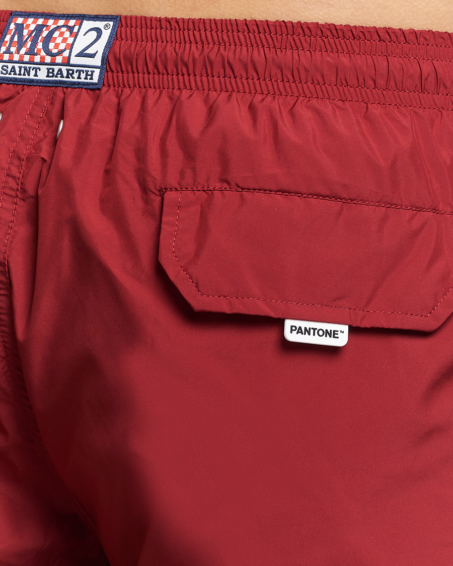 Men | Swimwear | MC2 Saint Barth | Pantone Swim Shorts 45 Bordeaux
