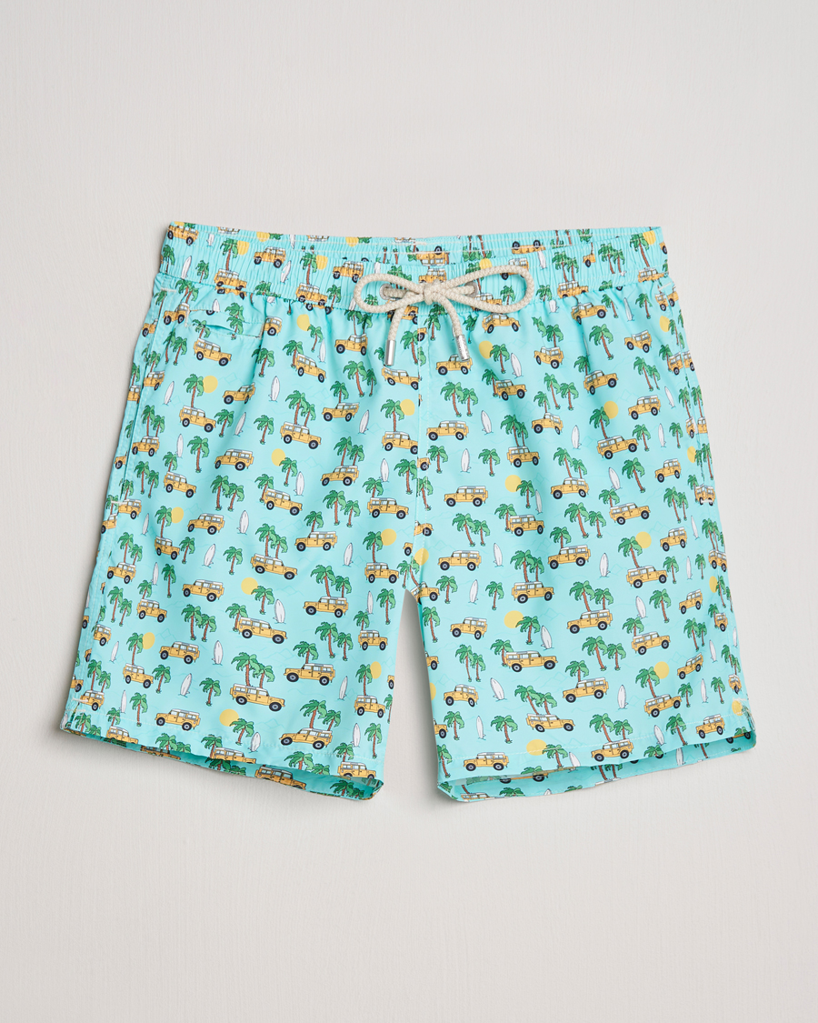 Men | Swimwear | MC2 Saint Barth | Printed Swim Shorts Road Car